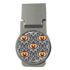 Pumpkin Pattern Money Clips (round)  by NerdySparkleGoth