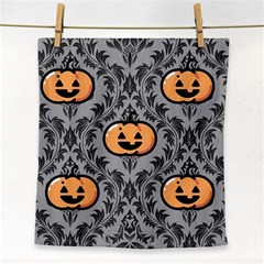 Pumpkin Pattern Face Towel by NerdySparkleGoth