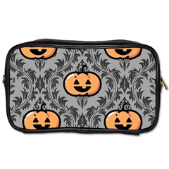 Pumpkin Pattern Toiletries Bag (two Sides) by NerdySparkleGoth