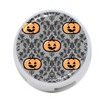 Pumpkin Pattern 4-Port USB Hub (One Side) Front