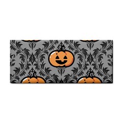 Pumpkin Pattern Hand Towel by NerdySparkleGoth