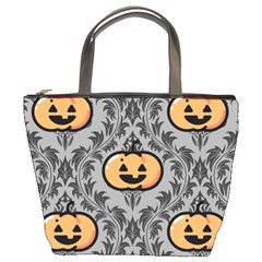 Pumpkin Pattern Bucket Bag by NerdySparkleGoth