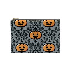 Pumpkin Pattern Cosmetic Bag (medium) by NerdySparkleGoth