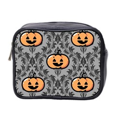 Pumpkin Pattern Mini Toiletries Bag (two Sides) by NerdySparkleGoth