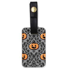 Pumpkin Pattern Luggage Tag (one Side) by NerdySparkleGoth