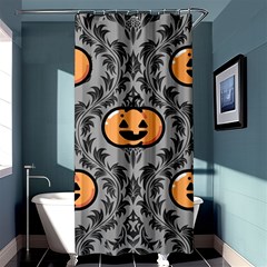 Pumpkin Pattern Shower Curtain 36  X 72  (stall)  by NerdySparkleGoth