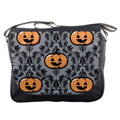 Pumpkin Pattern Messenger Bag by NerdySparkleGoth