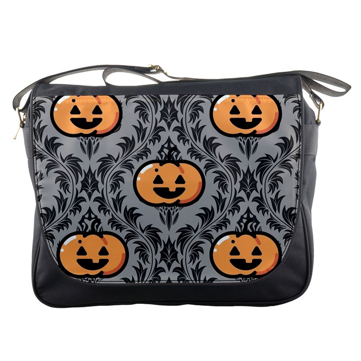 Pumpkin Pattern Messenger Bag