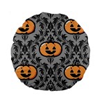 Pumpkin Pattern Standard 15  Premium Round Cushions Back