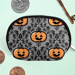 Pumpkin Pattern Accessory Pouch (medium) by NerdySparkleGoth