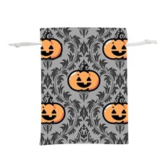 Pumpkin Pattern Lightweight Drawstring Pouch (l) by NerdySparkleGoth