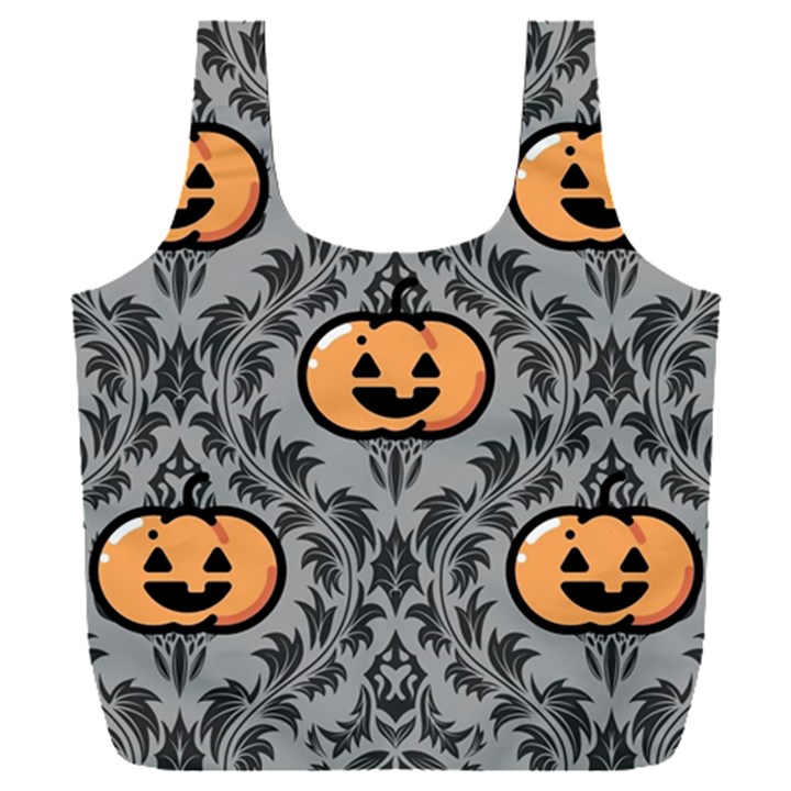 Pumpkin Pattern Full Print Recycle Bag (XXL)