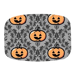 Pumpkin Pattern Mini Square Pill Box by NerdySparkleGoth