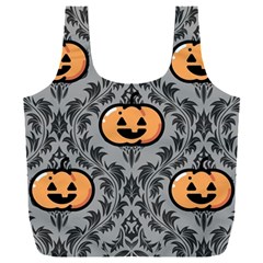 Pumpkin Pattern Full Print Recycle Bag (xxxl) by NerdySparkleGoth