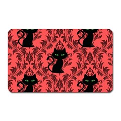 Cat Pattern Magnet (rectangular) by NerdySparkleGoth