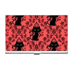 Cat Pattern Business Card Holder by NerdySparkleGoth