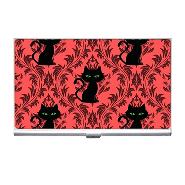 Cat Pattern Business Card Holder