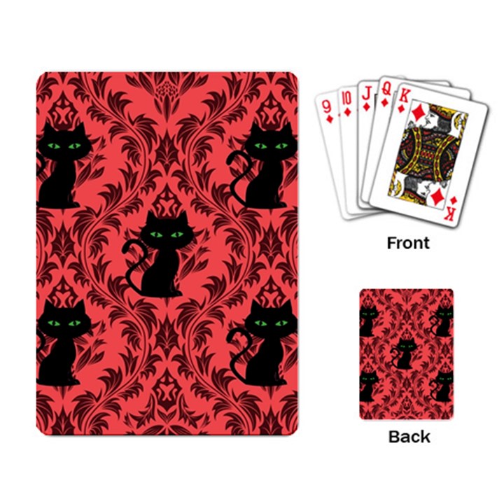 Cat Pattern Playing Cards Single Design (Rectangle)