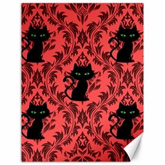 Cat Pattern Canvas 12  X 16  by NerdySparkleGoth