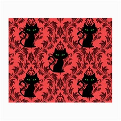 Cat Pattern Small Glasses Cloth (2 Sides) by NerdySparkleGoth