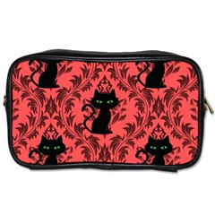 Cat Pattern Toiletries Bag (one Side) by NerdySparkleGoth