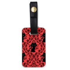 Cat Pattern Luggage Tag (one Side) by NerdySparkleGoth