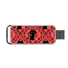 Cat Pattern Portable Usb Flash (one Side) by NerdySparkleGoth