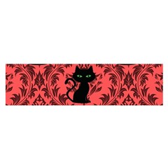 Cat Pattern Satin Scarf (oblong) by NerdySparkleGoth