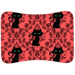 Cat Pattern Velour Seat Head Rest Cushion by NerdySparkleGoth