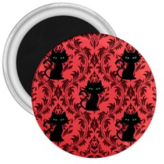 Cat Pattern 3  Magnets by NerdySparkleGoth