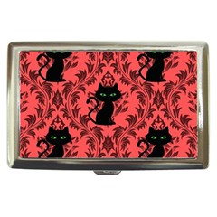 Cat Pattern Cigarette Money Case by NerdySparkleGoth