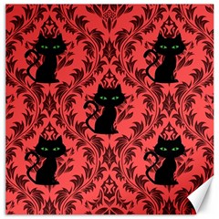 Cat Pattern Canvas 20  X 20  by NerdySparkleGoth