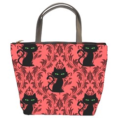 Cat Pattern Bucket Bag by NerdySparkleGoth