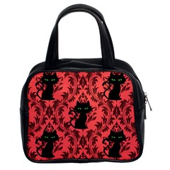 Cat Pattern Classic Handbag (two Sides) by NerdySparkleGoth