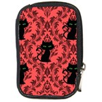 Cat Pattern Compact Camera Leather Case Front