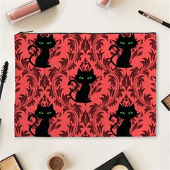 Cat Pattern Cosmetic Bag (xl) by NerdySparkleGoth