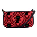 Cat Pattern Shoulder Clutch Bag Front