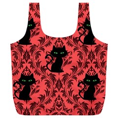 Cat Pattern Full Print Recycle Bag (xl) by NerdySparkleGoth