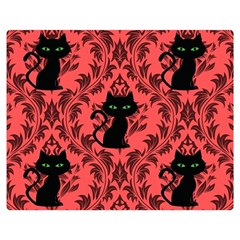 Cat Pattern Double Sided Flano Blanket (medium)  by NerdySparkleGoth