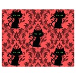 Cat Pattern Double Sided Flano Blanket (Medium)  60 x50  Blanket Front