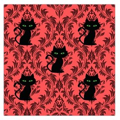 Cat Pattern Large Satin Scarf (square) by NerdySparkleGoth