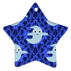 Ghost Pattern Ornament (star) by NerdySparkleGoth