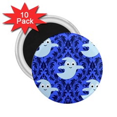 Ghost Pattern 2 25  Magnets (10 Pack)  by NerdySparkleGoth