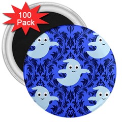 Ghost Pattern 3  Magnets (100 Pack) by NerdySparkleGoth