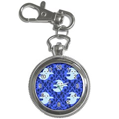 Ghost Pattern Key Chain Watches by NerdySparkleGoth