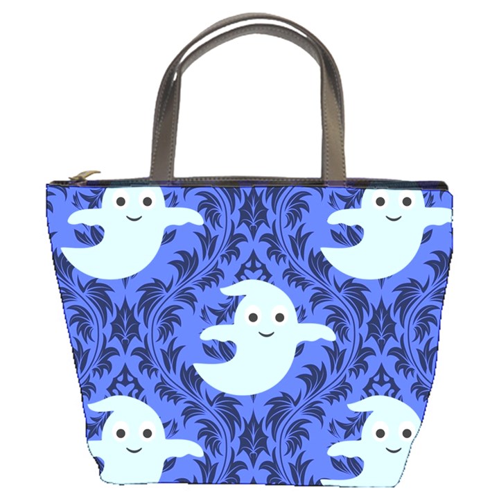 Ghost Pattern Bucket Bag