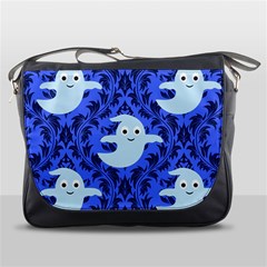 Ghost Pattern Messenger Bag by NerdySparkleGoth