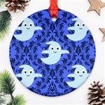 Ghost Pattern Ornament (Round) Front