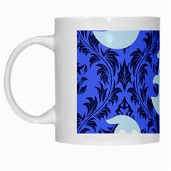 Ghost Pattern White Mugs by NerdySparkleGoth