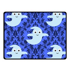 Ghost Pattern Fleece Blanket (small) by NerdySparkleGoth